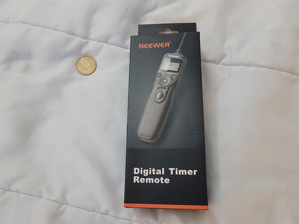 $15 - Neewer LCD Timer Shutter Release Remote Control for Canon DSLR Cameras